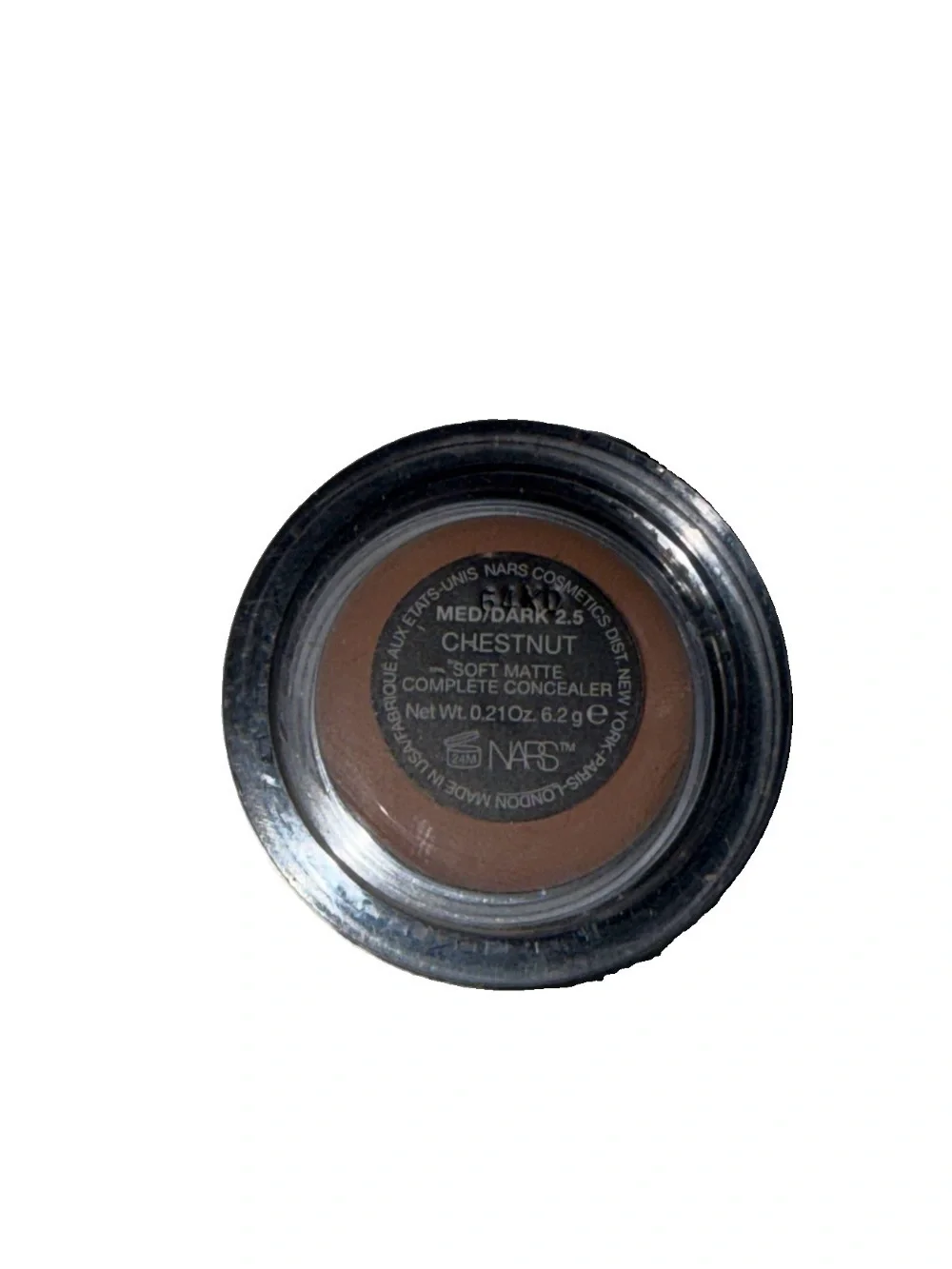 Nars Soft Matte Complete Concealer 0.21oz med/ dark 2.5 chestnut